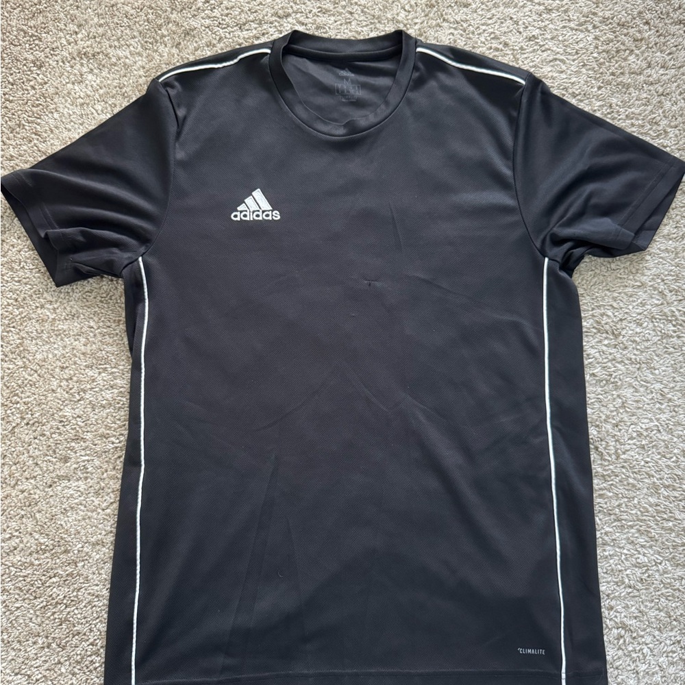 Adidas Black Short Sleeve Performance Tee